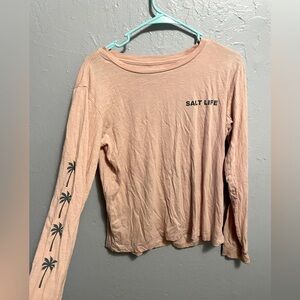 Pink Salt Life Long Sleeve